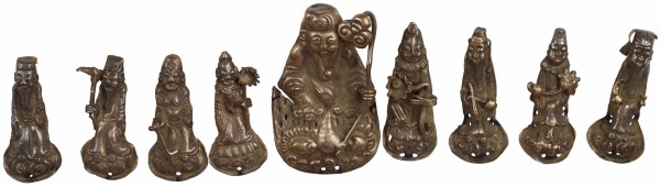 贵州黄平苗族银菩萨腰带饰品